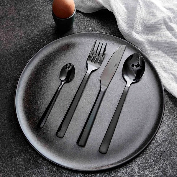 Aida RAW Bestickset 24 Delar, Svart - Bild 2