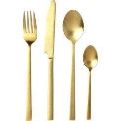 Bitz Bestick 16 Delar Mässing