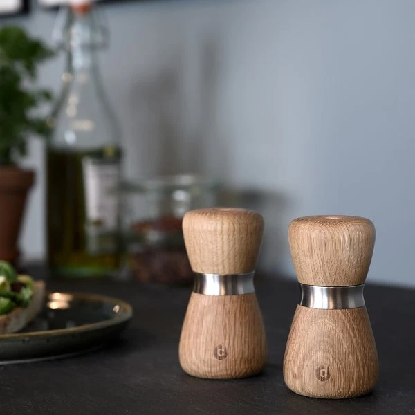 CrushGrind® Kyoto Salt- Och Pepparkvarn, 10 Cm, Ek - Bild 3