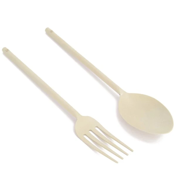 Ernst Metall Salladsbestick Beige