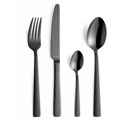 Amefa Felicity Bestickset, 24 Delar, Svart