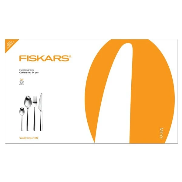 Fiskars Functional Form Bestickset 24 Delar Blank