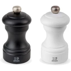 Peugeot Bistro Duo Salt- & Pepparkvarn 10 Cm Svart/Vit