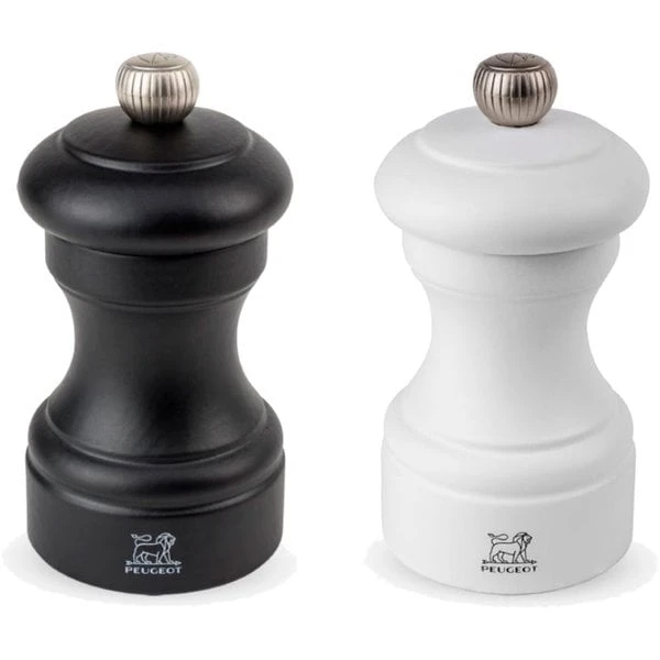 Peugeot Bistro Duo Salt- & Pepparkvarn 10 Cm Svart/Vit