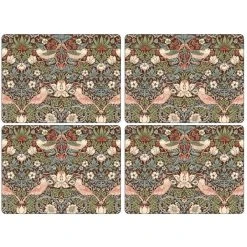 Pimpernel Strawberry Thief Brun Bordsunderlägg 4-pack