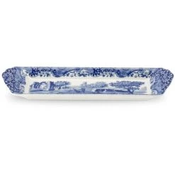 Spode Blue Italian Smörgåsbricka Melamin 38,5 X 16,5 Cm