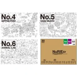 Stockholm Tokyo Bordstablett 30 St A3-ark Origami Motiv 4-6