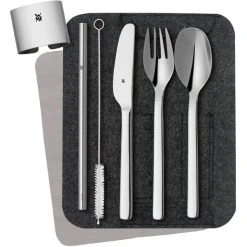 WMF My2Go Picnicset, Blankt Stål, 8 Delar