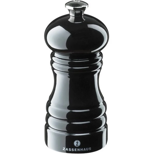 Zassenhaus Berlin Pepparkvarn 12 Cm Svart Blank