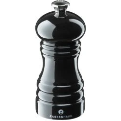 Zassenhaus Berlin Saltkvarn 12 Cm Svart Blank