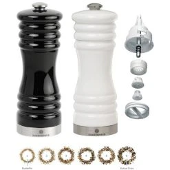 Zassenhaus München Set Kryddkvarnar 15 Cm Svart &Vit Blank