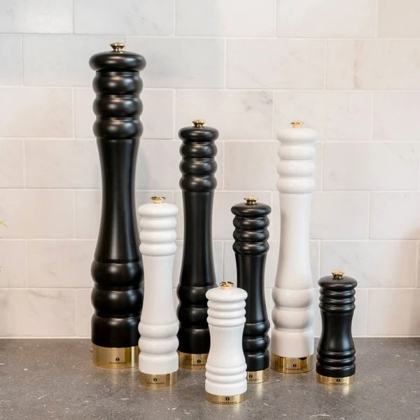 Zassenhaus Salt-/Pepparkvarn München Matt Svart/guld 25 Cm - Bild 2