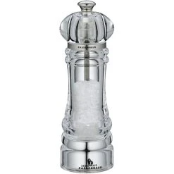 Zassenhaus Berlin Rostfritt Stål Och Akryl Saltkvarn